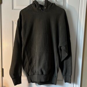 Steve & Barry’s Hunter Green Hoodie – Size L, Cotton Blend